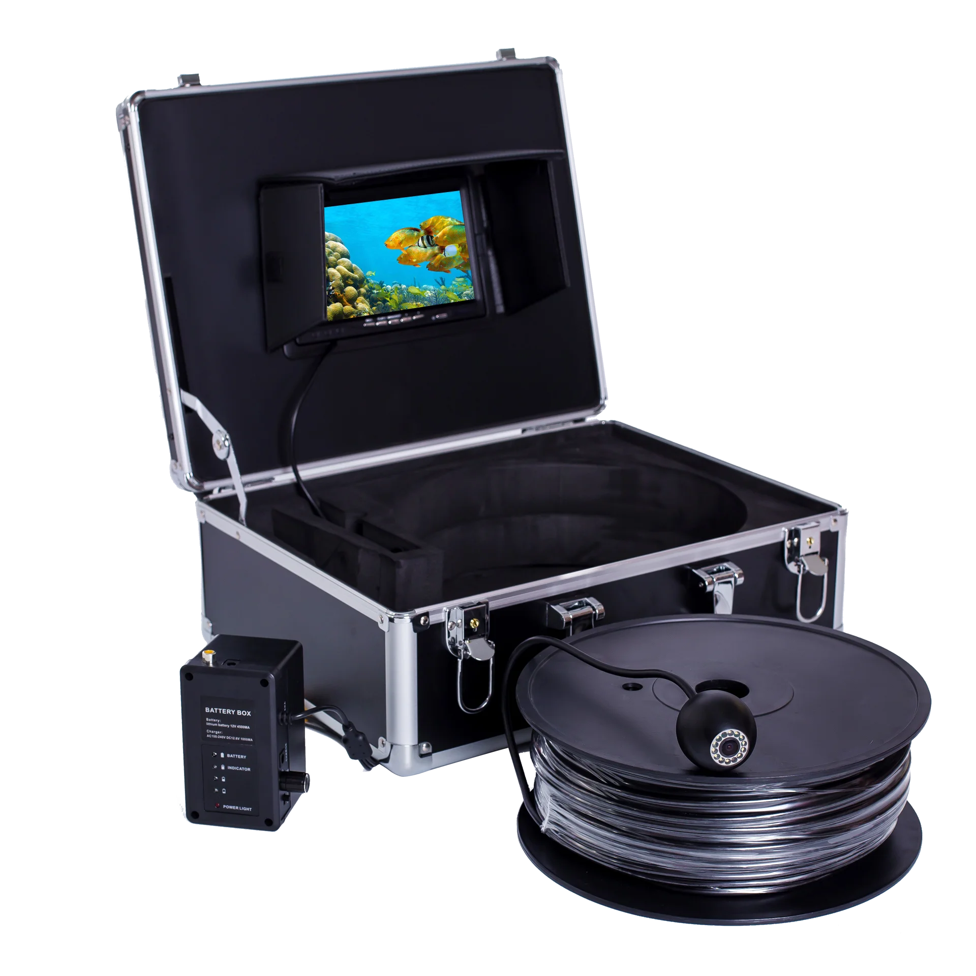 20m Cable  7'' 1000TVL HD Wate - Fishing Camera 评论和价格